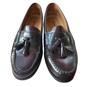 Johnston & Murphy Sheepskin Flex Loaferss with Tassels Chocolate Men’s Size  10